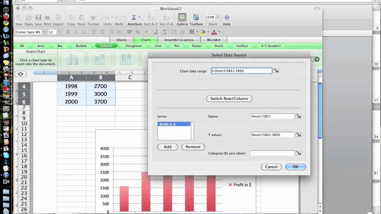 how to extrapolate in excel for mac